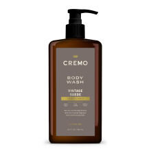 Cremo Rich-Lathering Vintage Suede Body Wash voor mannen Een vintage su?e met tonen van wit mos en rijke amber 32 Fl Oz