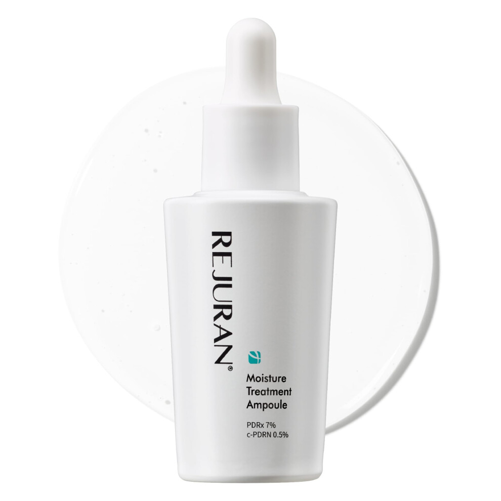 Rejuran Moisture Treatment Ampoule C-Pdrn - Hydrating Facial Serum For All Skin Types Soothing & Barrier Strengthening Moisture Retention With Pdrx