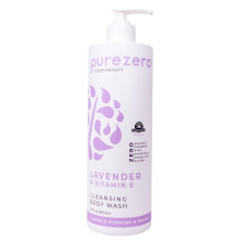 Purezero Lavendel & Vitamine E Body Wash - 20 oz Kalmeert en stimuleert de huid, laat de huid gehydrateerd achter, behoudt elasticiteit en gladheid