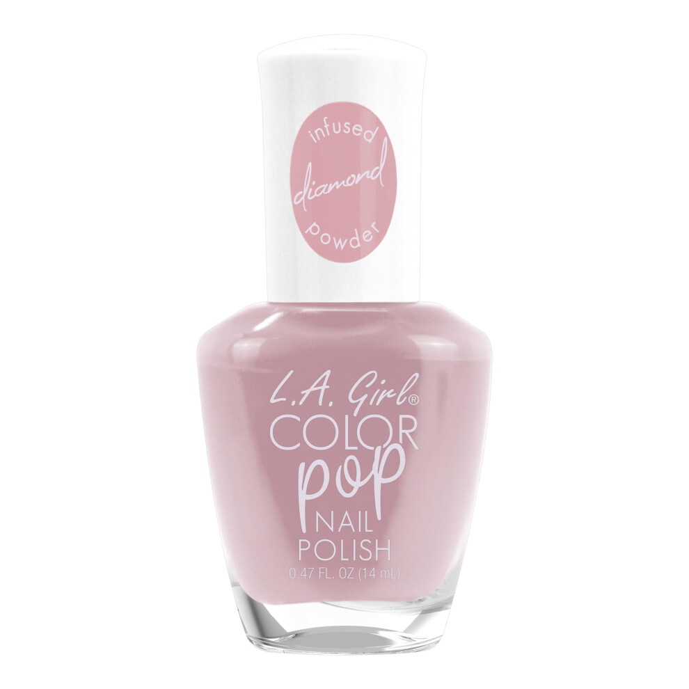 L.A. Girl Color Pop Nail Polish with Diamond Powder  Vintage Rose GNL889