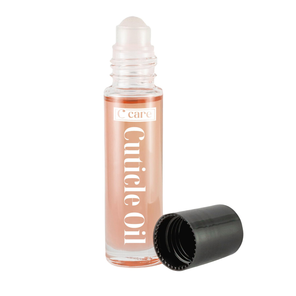C CARE Vanilla & Sugar Roll-On Cuticle Oil | Natural Revitalizing Hydrating Nail Oil | Repaires Cuticles Overnight | For Damaged Skin And Thin Nails |