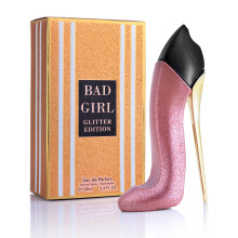 Bad Girl Glitter Edition - Oriental Floral Fragrance For Women - Top Notes of Almond Coffee Bergamot & Lemon - Base Scent of Tonka Bean Cacao Vani