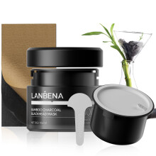LANBENA 3.0 Bamboo Charcoal Nose Pore Strips UPGRADED Blackhead Remover Mask for Stubborn Blackheads Dirts Whiteheads Oil and More Face Pore