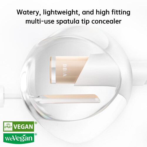 BBIA EAU Stay Concealer - All Day Natural Coverage, Spatula Applicator, Lightweight & Longlasting 1