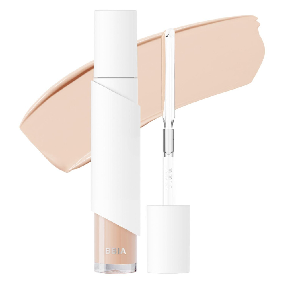 Bbi@ Bbia Bbia Eau Stay Concealer - All Day Fitting Natural Coverage Liquid Concealer Spatula Applicator Tip Comfortable Lightweight & Longlating High Fittin