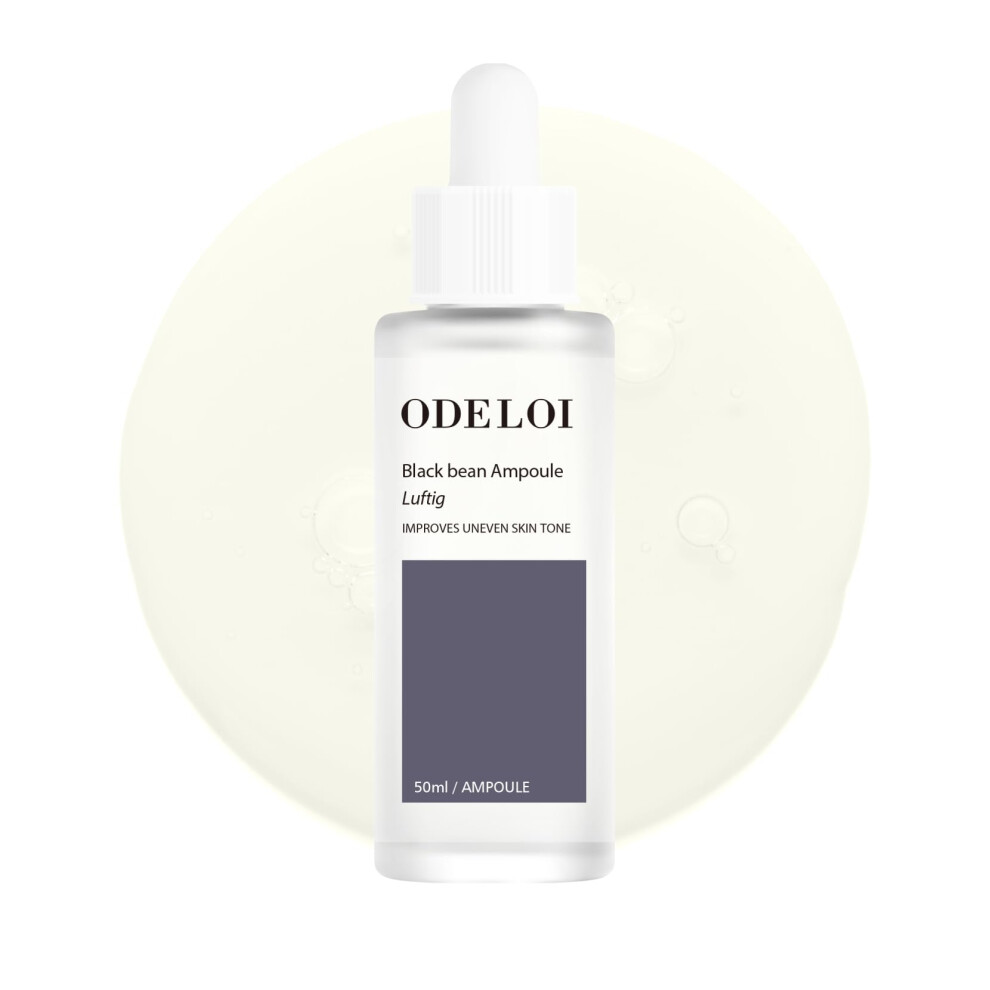 ODELOI Black bean Ampoule Luftig  Skin Calm Ampoule with Skin Vitalizing  for Sensitive and Combination Skin  Mild Ampoule for Face  Korean Skin Care-image-OPC-PGMDMWD-NEW