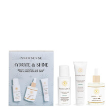 INNERSENSE Organic Beauty - Hydrate & Shine Set | I Create Shine Hydrating Cream Hairbath Hydrating Cream Conditioner | Non-Toxic Cruelty-Free Cl