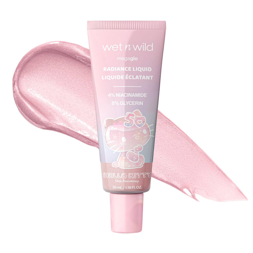 Vã¥D N Vild Wet N Wild Hello Kitty Radiance Liquid Nourishing Niacinamide & Glycerin Infused Formula Natural Multi-Functional Glow Cruelty-Free & Vegan