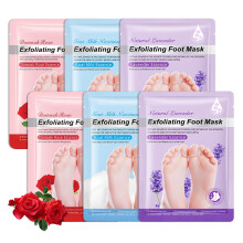 6PCS Foot Peel Mask Exfoliating Foot Mask for Remove Dead Skin Hydrating Foot Care Mask Peel Off Mask for Calluses & Dry Toe Cracked Rough Quickly Moi