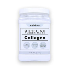 estheSKIN Peel Off tpus modellezo gumimaszk pderedny arcbor polshoz (30 oz) 850 g mrokanl mellkelve (30 oz 101. kollagn)