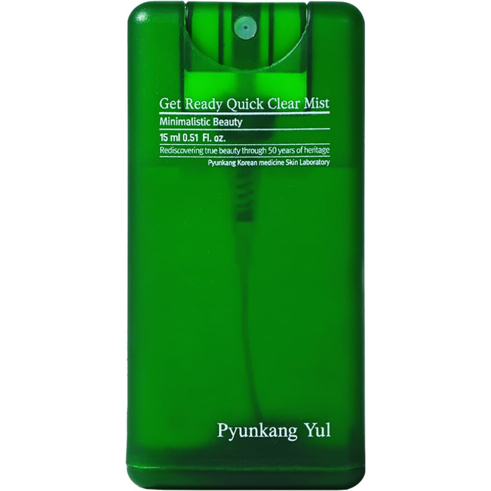 Pyunkang Yul [Pky] Ultimate Get Ready Quick Clear Mist For Sensitive Skin Intensely Calms & Soothes Redness With Cica & Tea Tree Compact Size Korea