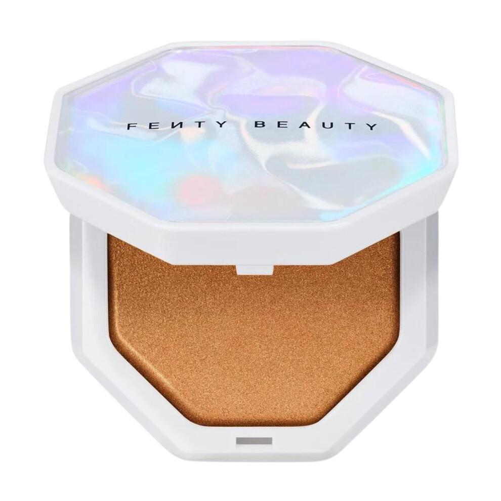 FENTY BEAUTY Demi Glow Light-Diffusing Highlighter  0.16 OZ (TROPHIES N TRUFFLE (07) Deep Gold  .16OZ)