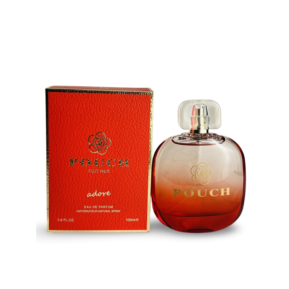 United Scents Pouch Adore For Her Eau De Parfum 3.4 Fl Oz Fruity Floral Scent