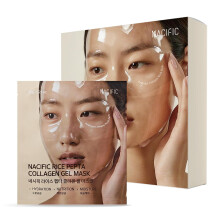 Nacific, Reis-Peptid-Kollagen-Gel-Beauty-Maske, 4 Blätter, 1,23 oz pro Stück