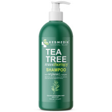 Shampoo de Óleo de Tea Tree Kesmedik | Alivia Couro Cabeludo Seco e Com Coceira, Limpeza Profunda