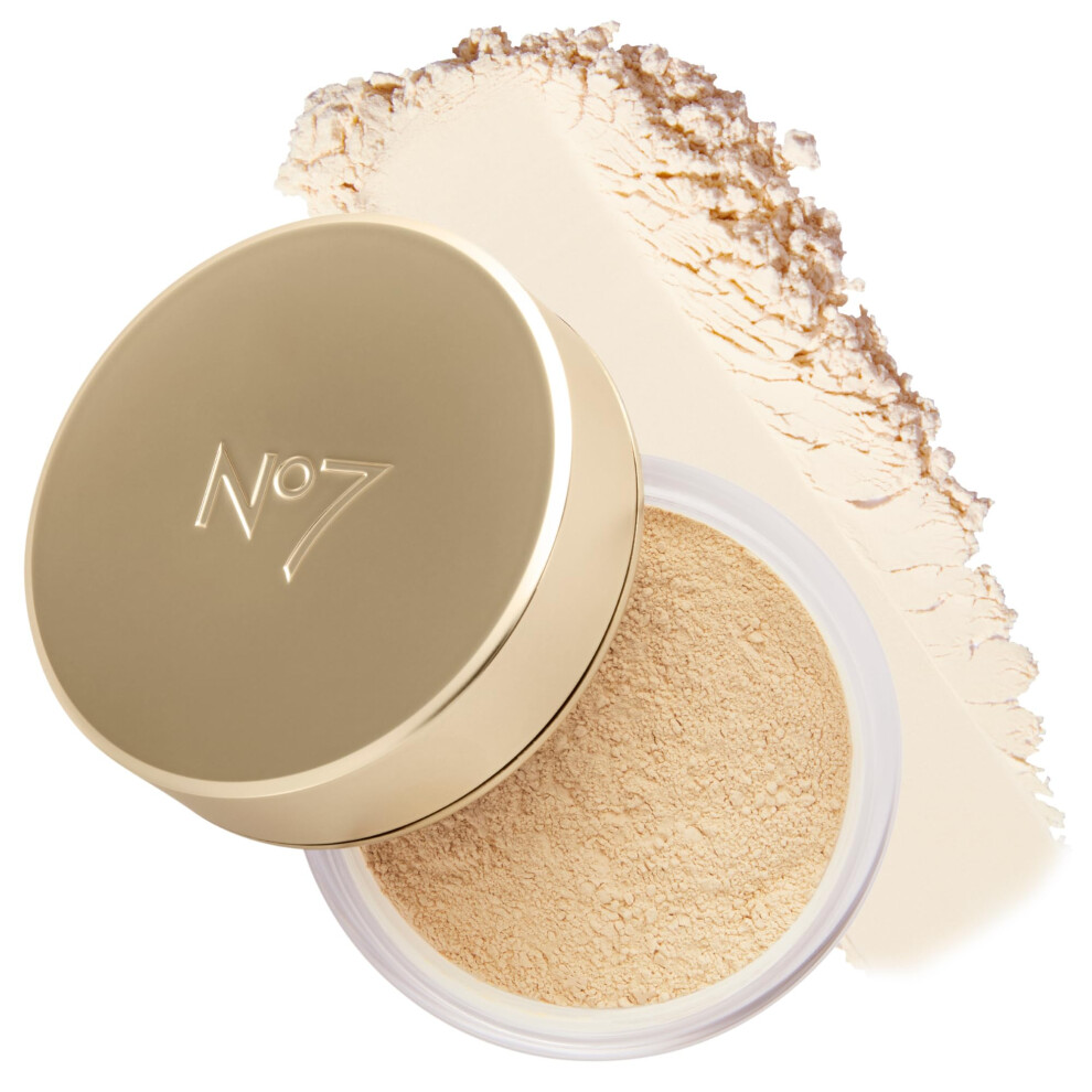 No7 Pro Artist Loose Setting Powder - Soft-Focus Translucent Powder to Help Blur Imperfections & Absorb Oil - Creates a Sheer Veil on the Skin and Hel