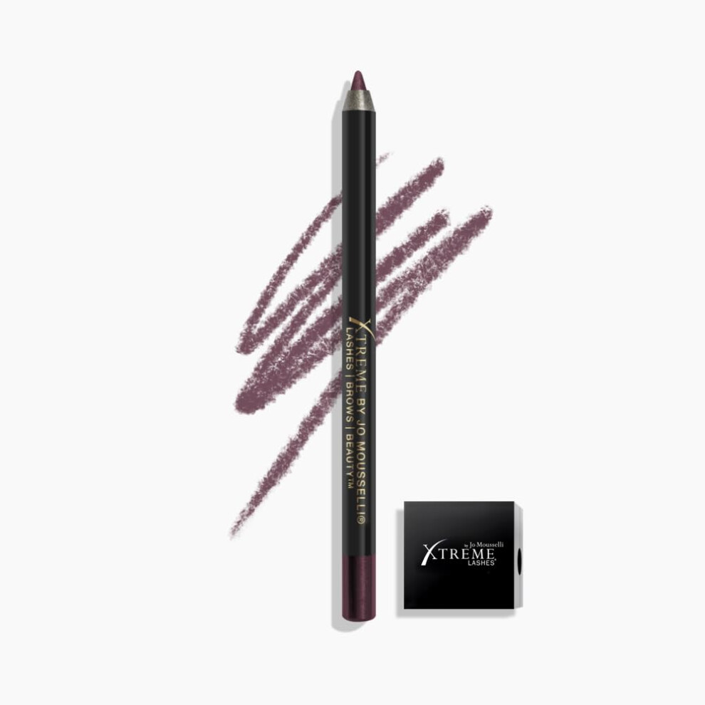 Xtreme Lashes Glideliner Long Lasting Eye Pencil Black Cherry With Sharpener