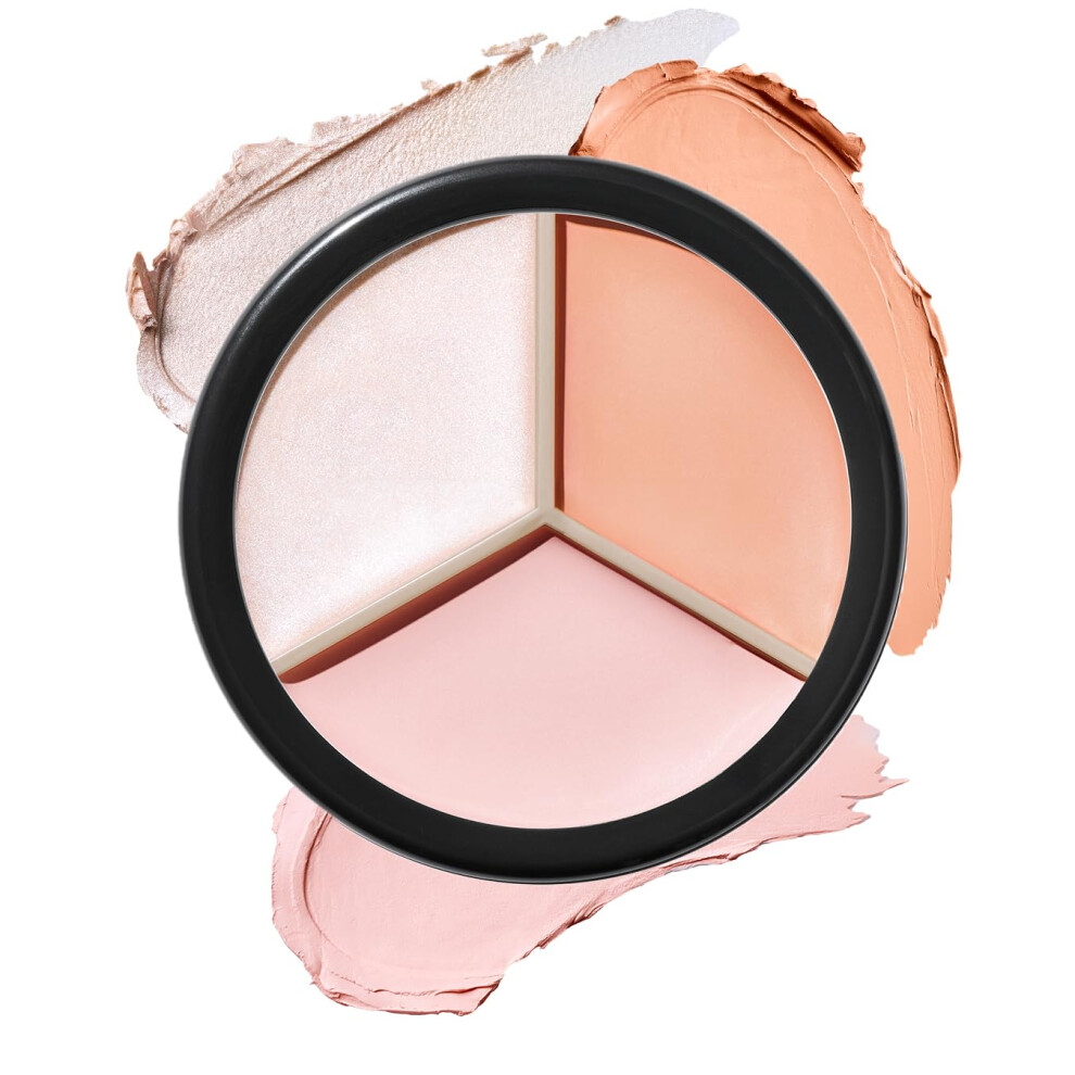 Thesaem Dark/Beige/Light Cover Perfection Triple Pot Concealer 05 Up - For Fair To Skin Tone - Circle Corrector Brightener Shimmer Highlighter