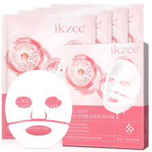 Collagen Face Mask 4pcs Collgeno profundo de la mscara nocturna Collagen Night Mask Mask Collagen Deep Anti Wrinkle Lifting Mask Mask para el colg