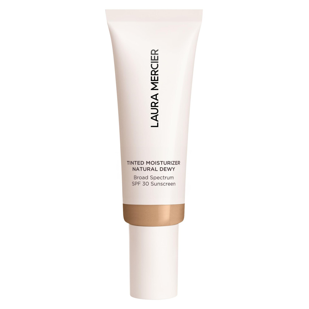 Laura Mercier Tinted Moisturizer Natural Dewy with SPF 30: 24HR+ Hydration  Long Lasting  Sheer to Light  Buildable Coverage  Dewy Finish  Improve Ski