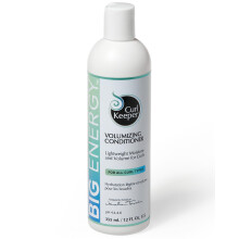 Curl Keeper Big Energy Volumizing Conditioner - Ultra-Lightweight Moisture & Volume for All Curl Types - Weightless Hair Conditioner Adds Volume & Bo