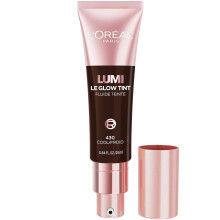 LOr?al Paris Lumi Le Glow Skin Tint Lightweight Water-Based Tinted Serum with Foundation-Like Coverage Glow Illuminator Cool 430 0.85 Fl Oz