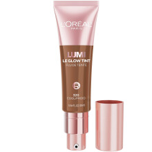 LOr?al Paris Lumi Le Glow Skin Tint Lightweight Water-Based Tinted Serum with Foundation-Like Coverage Glow Illuminator Cool 320 0.85 Fl Oz