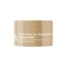 Maschera labbra idratante da notte Hempz - Vaniglia montata (0,70 oz) | Balsamo labbra idratante da notte per labbra secche, trattamento riparato