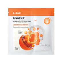 Dr.Jart+ BrightaminBrightening Plumping Face Mask with Vitamin C | Korean Skin Care 1 Pack