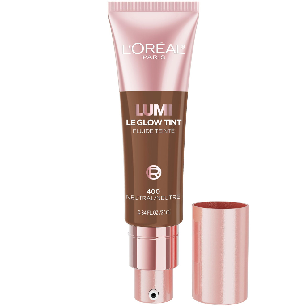 Photos - Foundation & Concealer LOreal LOr?al Paris Lumi Le Glow Skin Tint Lightweight Water-Based Tinted Serum with Foundation-Like Coverage Glow Illuminator Neut