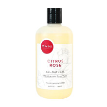 DANI Gel de Banho Hidratante Naturals - Aroma de Fruta Cítrica e Rosa - Aloe Vera Orgânico & Glicerina Natural - 12 Onças