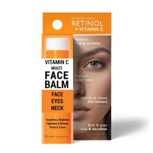 Retinol + Vitamin C Face Balm - Powerful Anti-Aging Moisturizer for Radiant Youthful Skin This Multi Balm Stick Hydrates Reduces Fine Lines and B