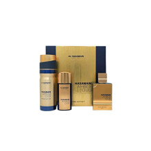 Al Haramain Amber Oud Bleu Edition 3 Pc Gift Set for Unisex - Luxury Cologne & Perfume for Men & Women - 2.5oz EDP Spray  1oz EDP Spray  6.6oz Body Sp