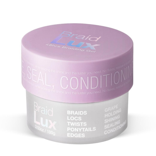 Gel de Cabelo Aromatizado Braid Lux Conditioning Sem Flocos (100g, Uva)