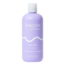 SHAMPOO PARA CABELO ONDULADO FUNCTION OF BEAUTY, 11 oz - Com Água de Arroz Fermentada, Sem Sulfatos