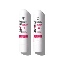 Love Ur Curls Shampoo and Conditioner Moisturizing and Scalp Cleanse for Curly Wavy or Kinky Coily Hair Color Safe Vegan and Silicone Free