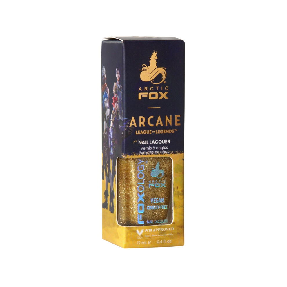 Foxol Gia Gold Arctic Fox X Arcane League Of Legends Vegan And Cruelty Free Nail Polish Lacquer - Arcane