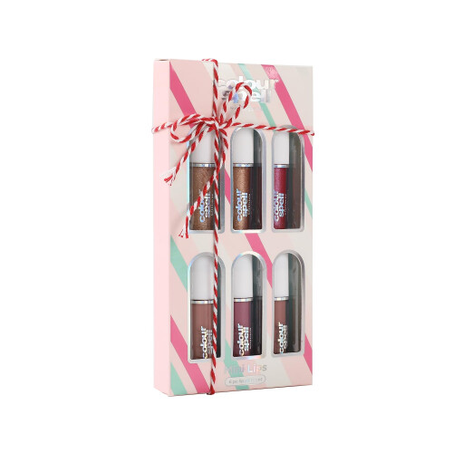 Conjunto de 6 Brilhos Labiais Profusion Cosmetics Colourspell Mini Lips, Toppers e Matte 1