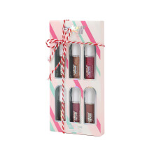 Conjunto de 6 Brilhos Labiais Profusion Cosmetics Colourspell Mini Lips, Toppers e Matte