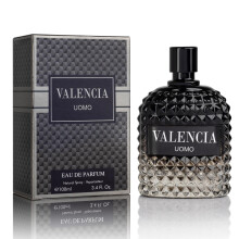 Valencia UOMO for Men Eau De Parfum - Woody Aromatic Fragrance - Floral Twist Blended with a Cool Facet of Mineral Notes & Salt - Edgy yet Mascul