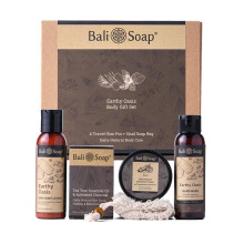 Bali Soap - Earthy Oasis - Mix 5-delad Resestorlek Mn Kroppspresentset Jordnra maskulin doft fr alla hudtyper