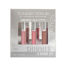 Set Mini Batons Líquidos Edição Limitada Runway Rogue Try Me x 3, Rodeo Trio