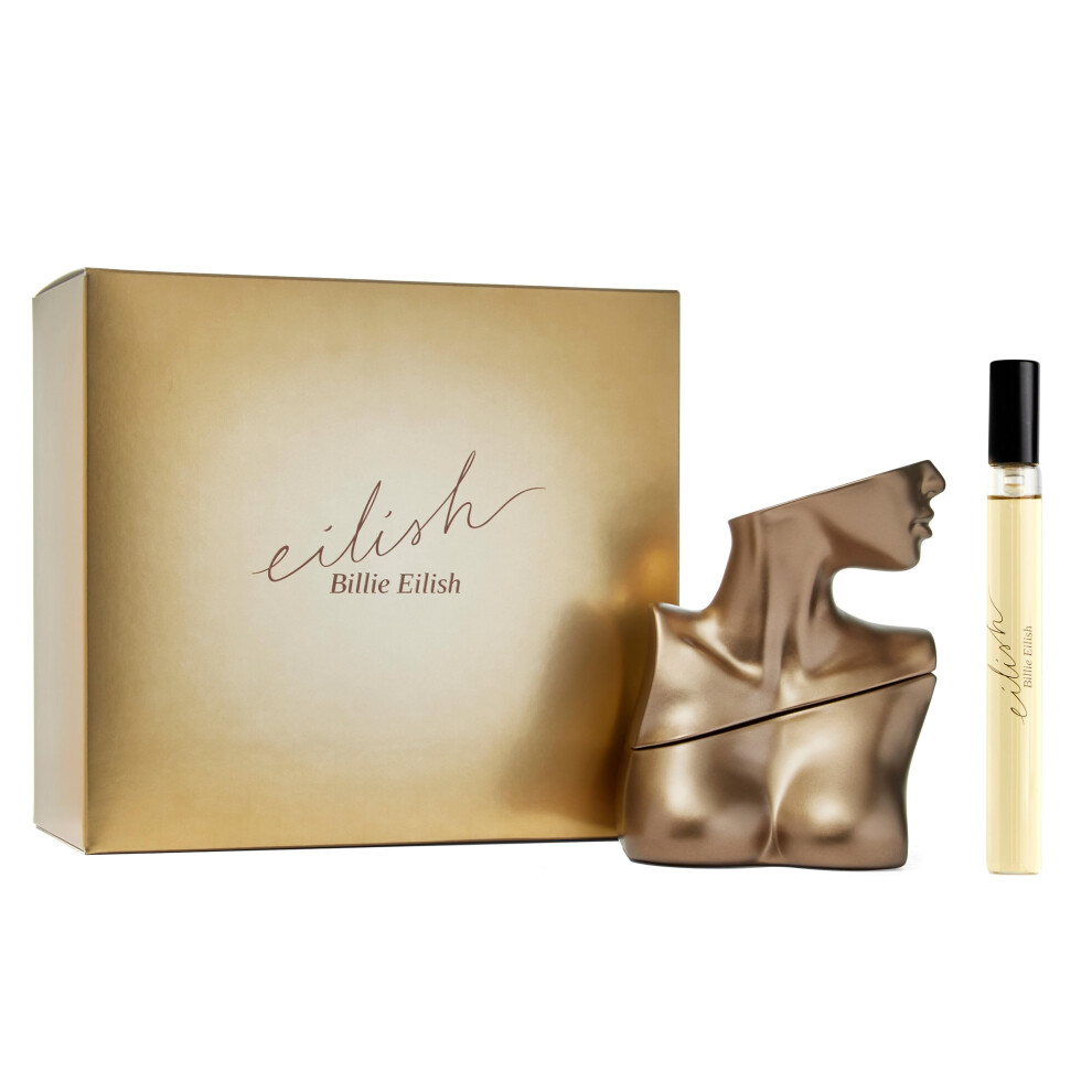 Billie Eilish Eau de Parfum 2 PC Perfume Gift Set for Women  Notes of Sugared Petals  Vanilla & Musk  Includes 3.4 Fl Oz Spray Eau de Parfum Spray + 0