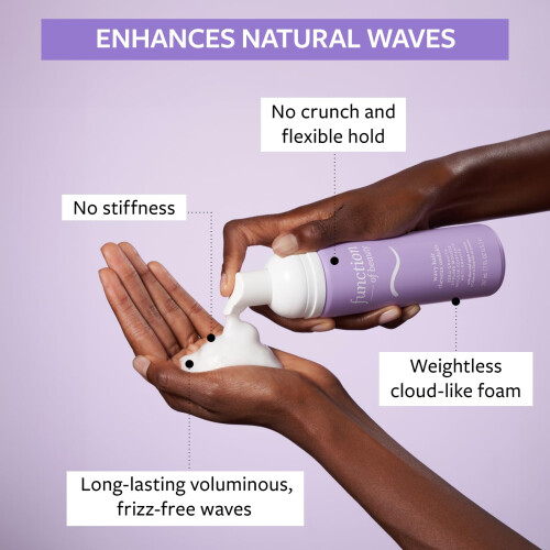 FUNCTION OF BEAUTY Mousse de Estilo Zero Gravity, 7 oz - Adiciona Volume, Define Ondas Naturais com Fixação Flexível 2