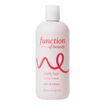FUNCTION OF BEAUTY Curly Hair Conditioner 11 oz - Formulated with Shea Butter to Moisturize Nourish and Enhance Natural Curls Sulfate-Free Custom