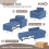 Convertible Single Sofa Bed with USB & Type-C Port 3