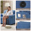 Convertible Single Sofa Bed with USB & Type-C Port 4