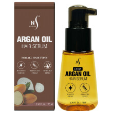 HerStyler Advanced Argn olajos hajszrum noknek - Gndrdst gtl szrum hajra - Gndrdo szraz s srlt hajra - Tpll - 2,36 Fl Oz / 70 Ml (