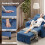 Convertible Single Sofa Bed with USB & Type-C Port 8