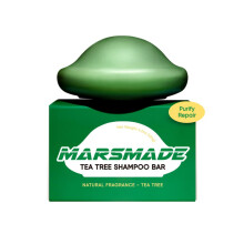 MARS MADE Champô em Barra de Tea Tree 2.0 - Hidratante e Natural para Cabelo